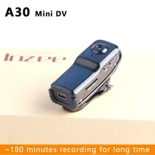 A30 Mini DV Camcorder DVR Video Camera Webcam Support 32GB HD Cam Sports Helmet Bike Motorbike micro Camera Video Audio Recorder