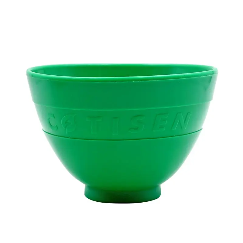 Зеленая резиновая чаша для смешивания, медицинский инструмент, медицинская машина для ухода за здоровьем, профессиональный стоматологический инструмент, утолщенная Стоматологическая лаборатория, силиконовая чашка для смешивания - Цвет: 1pc