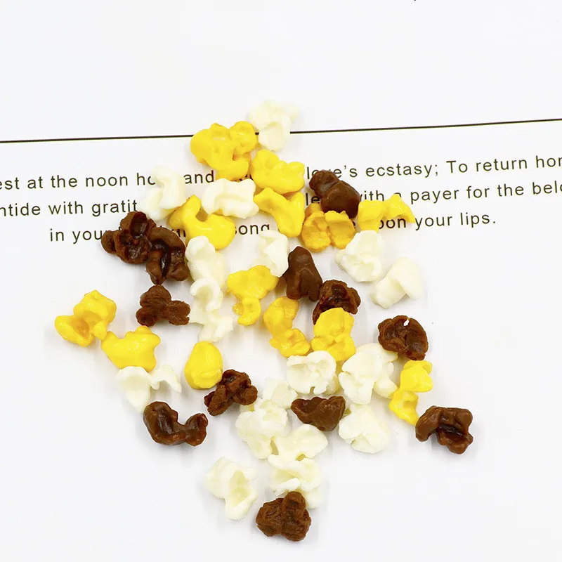 

10g Simulate Popcorn Pretend Play Slime DIY Accessory For Kids Fluffy Slime Foam Slime Clay Plasticine Baby Educational Toys