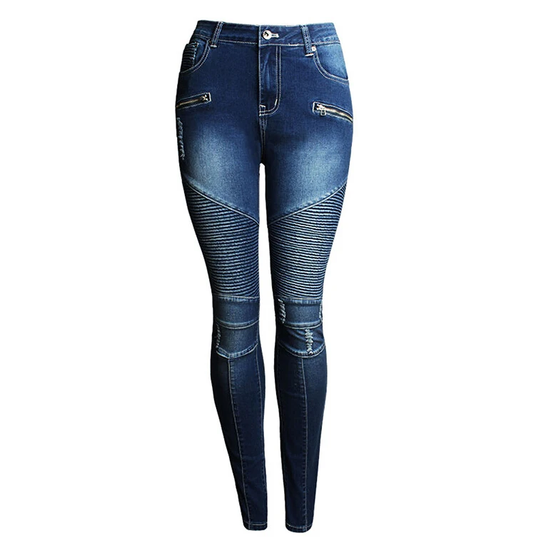 Online Buy Wholesale biker jeans women from China biker