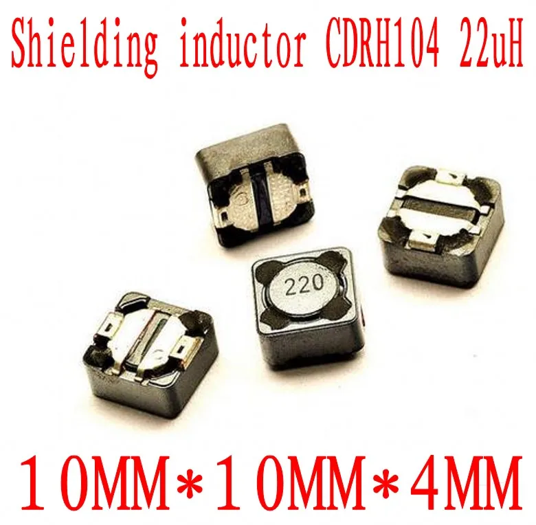 50 шт./лот SMD патч Экранирование мощных индукторов CDRH74R CDRH104R CDRH127R 2.2UH 3.3UH 4.7UH 6.8UH 10UH 22UH 33UH 47UH 68UH 100UH