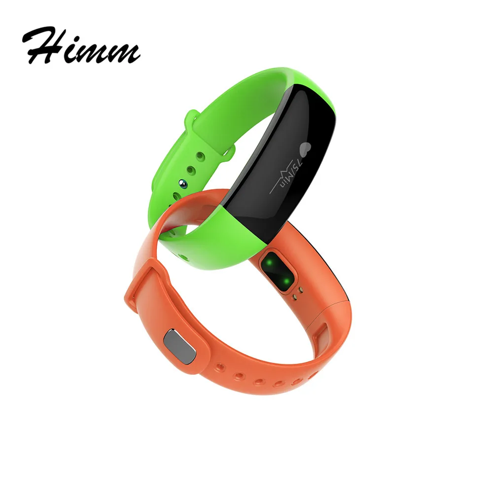 10pcs lot DM88 Smart sports Wristband 0 86 OLED Touch screen BT4 0 Heart Rate Monitor