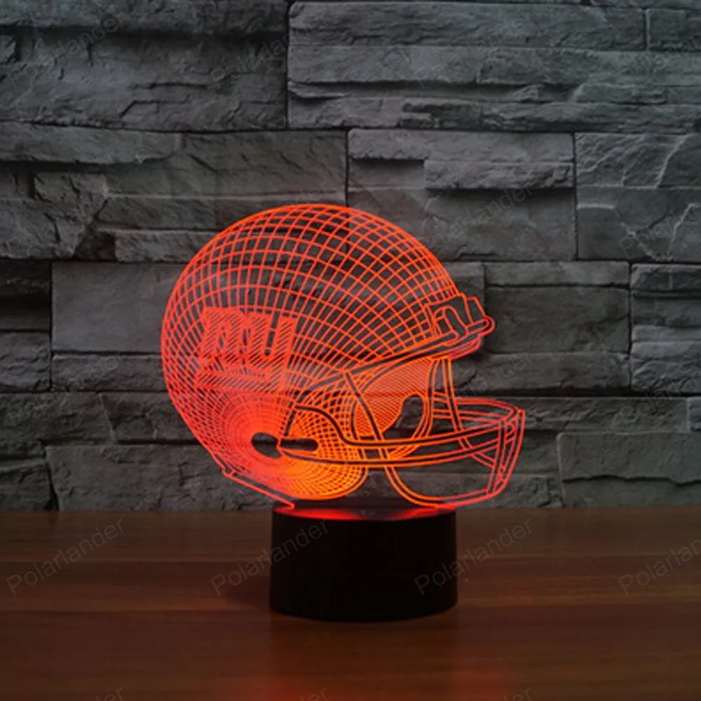 3D Table font b Lamp b font Visual Football font b LED b font colorful font