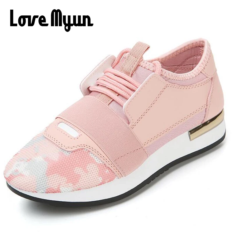 

Ladies Trainers Chaussure Femme Women Casual Shoes Women Camouflage Flats 2019 Spring Fashion Pu Leather Platform shoes VV-98