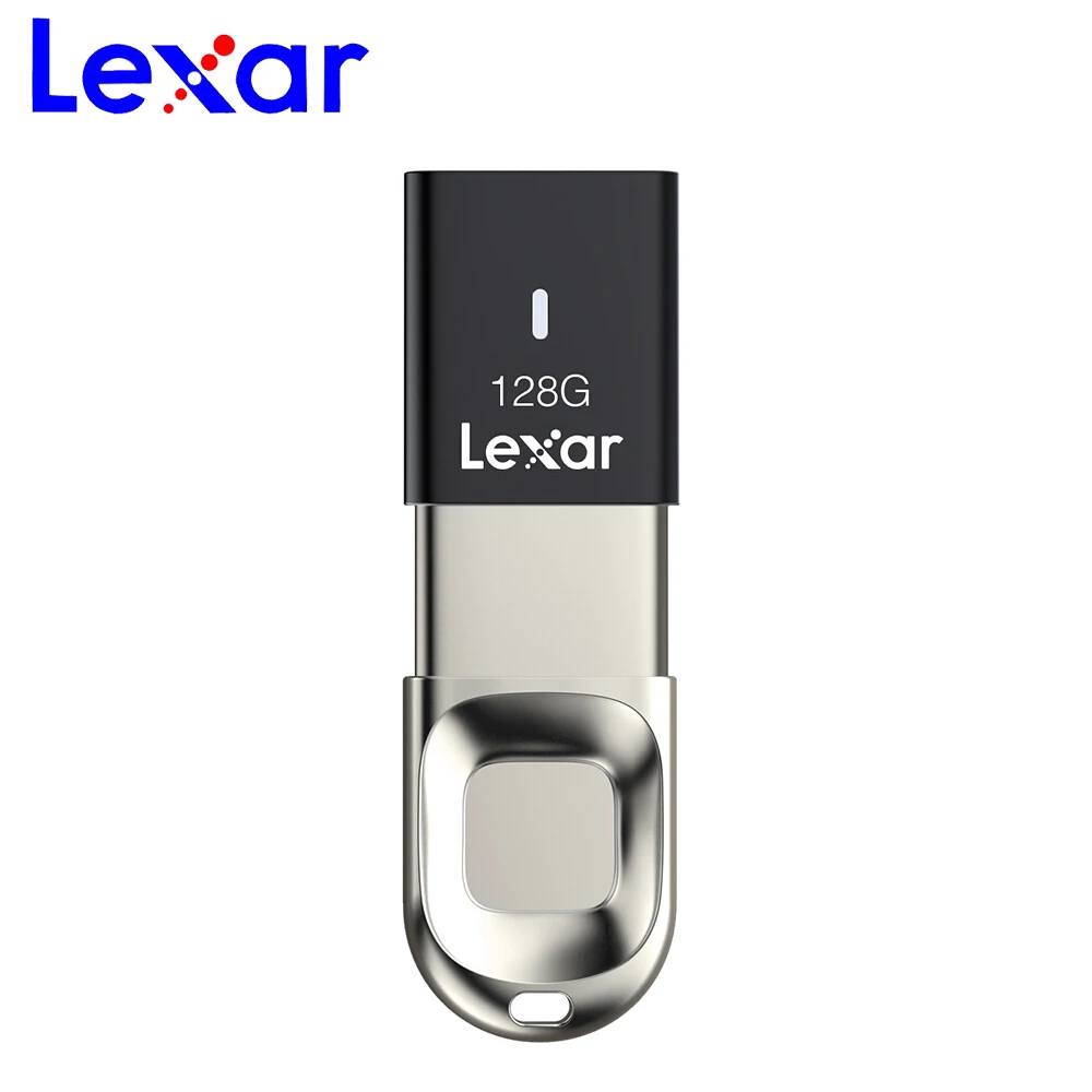 100% Оригинальный usb накопитель Lexar с распознаванием отпечатков пальцев USB 128 ГБ 64 32