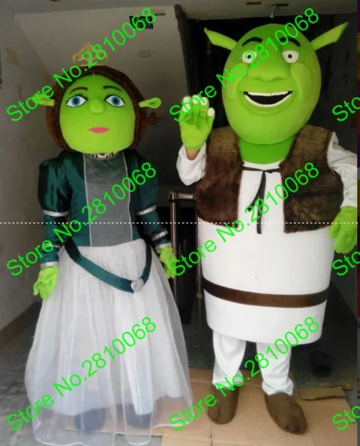 Us 136 5 35 Off Syflyno Make Hot Sale Eva Material Shrek Mascot Costume Fiona Cartoon Apparel Halloween Birthday Party Cosplay Unisex 687 Mascot