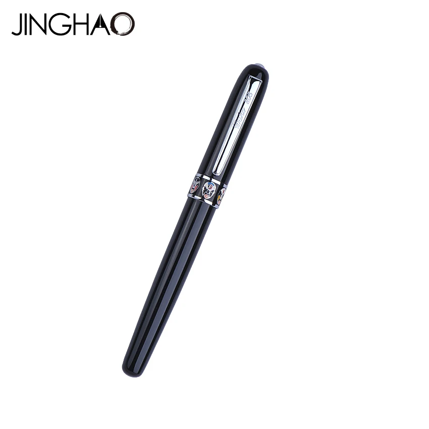 

DUKE 805 Opera Face-painting Luxury Fountain Pen Silver or Black Iraurita 0.5mm Ink Pens for Friends Families Gift with a Box