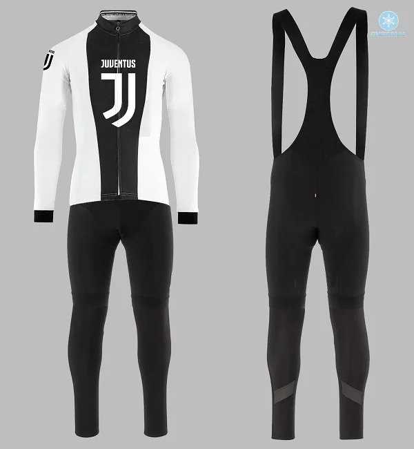 

Winter Thermal Fleece Juventus Long Sleeves Cycling Jersey Bib Set Clothing Bike Clothes Wear MTB Bicycle Maillot Ropa Ciclismo