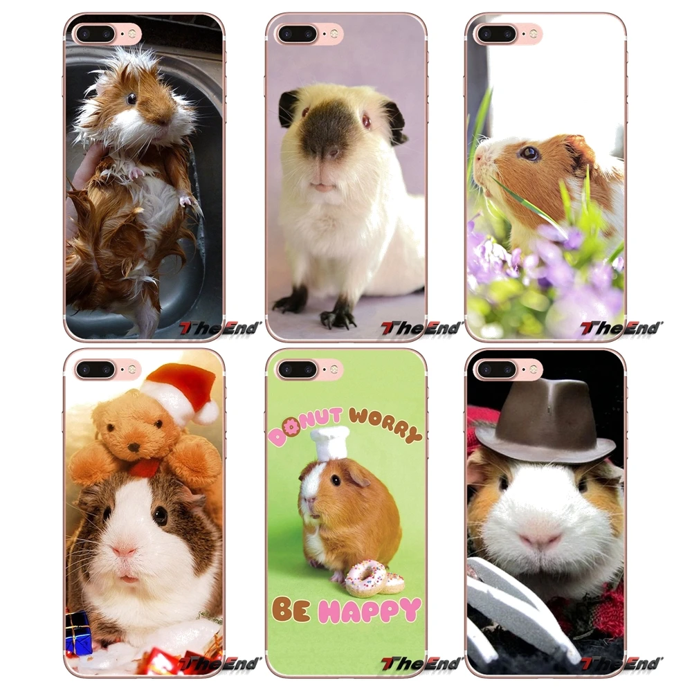 

Soft Shell Cover For iPhone XS Max XR X 4 4S 5 5S 5C SE 6 6S 7 8 Plus Samsung Galaxy J1 J3 J5 J7 A3 A5 Adorable Funny Guinea Pig
