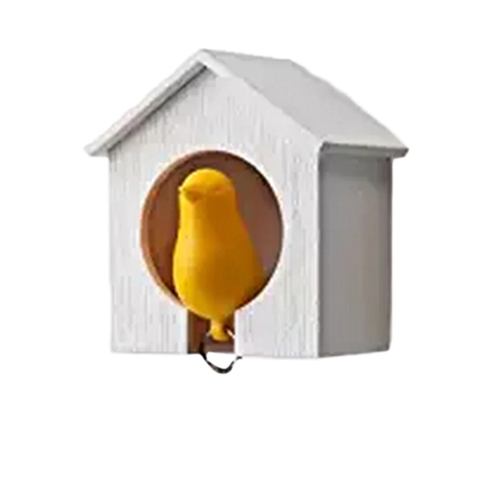 Брелок птичка+ 1 шт. птичий Домик гнездо свисток брелок с кольцом брелок-вешалка для ключей