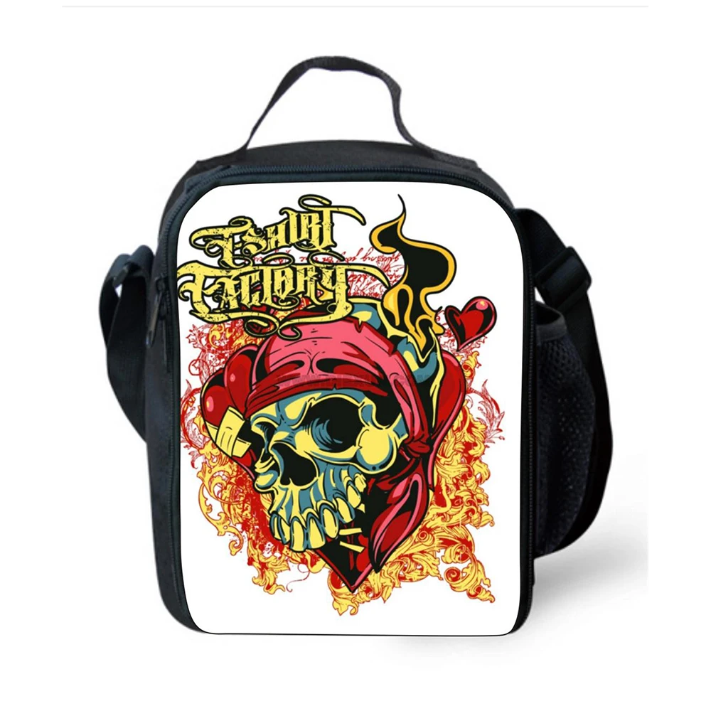 skull lunch bag