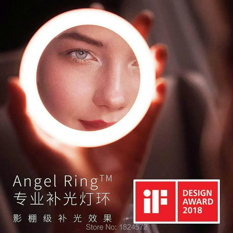 MINE MIRS Беспроводная зарядка LED Tactile Ecran Miroir De Maquillage Professional nel Vanity Avec светодиодные