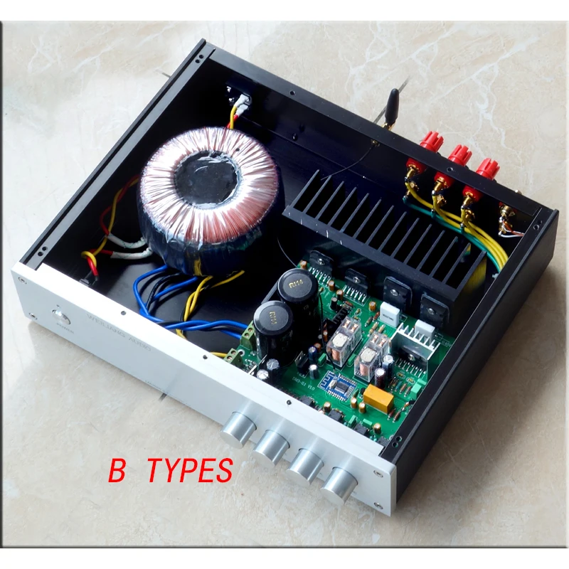 KYYSLB HiFi LM3886 2,1 канал 68 Вт* 2+ 180 Вт* 1 сабвуфер усилитель мощности 190*70*311 мм Bluetooth усилитель 4,2