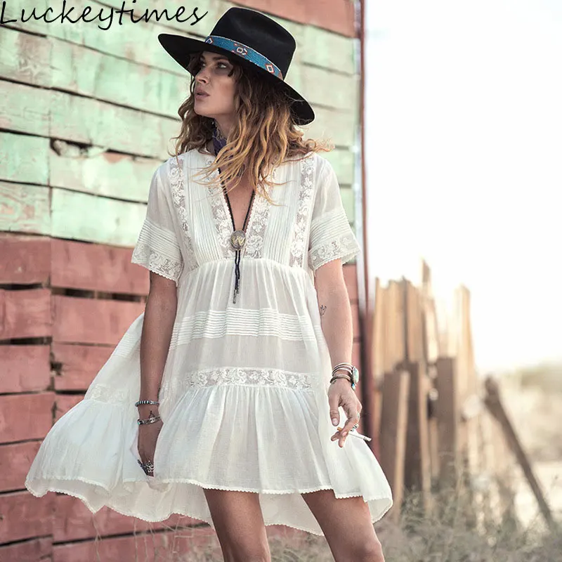Popular White Hippie DressBuy Cheap White Hippie Dress lots from China