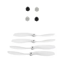4 шт. пропеллер+ 4 шт покрытые серебром/спереди и сзади черный Кепки гайка Cheerson CX-20 запасные части для радиоуправляемого квадрокоптера Запчасти CX20 CX 20 дрона с дистанционным управлением