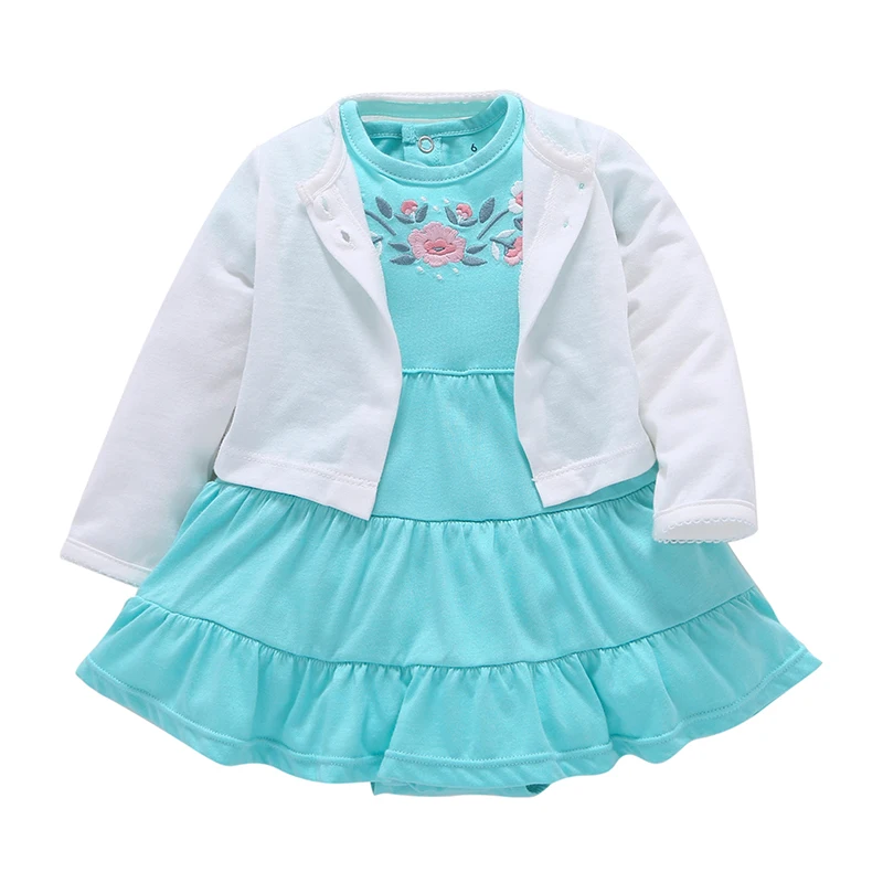 2018 Sale Rushed Worsted Full Brand Baby Girls Clothing Kids 2pc/set 100% Cotton Jumpsuit + Dress Shorts Newborn Toddler Girl