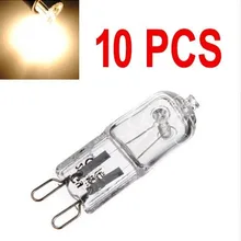 10 шт./лот, G9, галогенный теплый белый вольфрамовый эко-светильник, лампы, прозрачный матовый 220 в 240 в 20 Вт 25 Вт 40 Вт с регулируемой яркостью, подвесной светильник