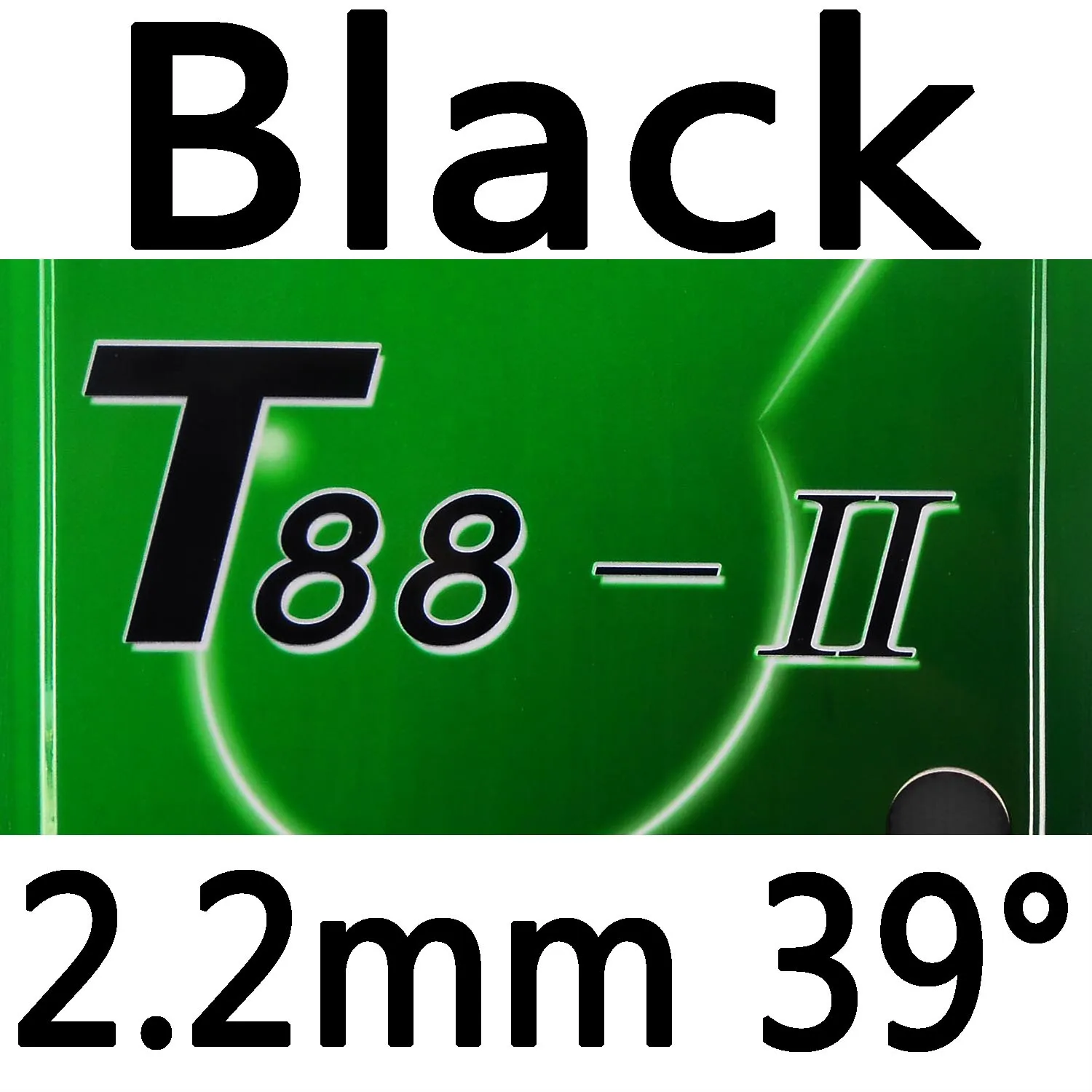 Sanwei T88-II(T88 2, T88-2, T88 II) Pips-In настольный теннис(пинг-понг) резиновый с губкой - Цвет: Black 2.2mm H39