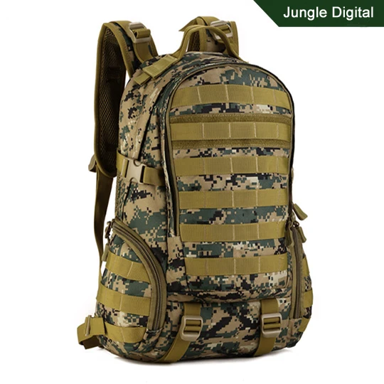 35L Военный Тактический штурмовой рюкзак, армейский Молл, водонепроницаемая сумка, маленький рюкзак для активного отдыха, походов, кемпинга, охоты - Цвет: Jungle Digital