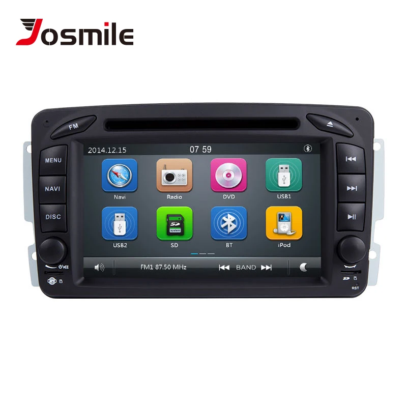 

Josmile 2 Din Car DVD Player For W203 Mercedes Benz Vito W639 W168 Vaneo Clk W209 W210 M/ML Multimedia Radio Audio Navigation