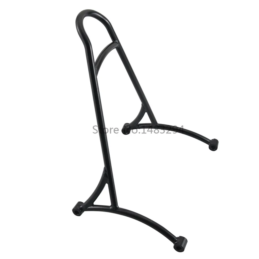 Черный Кронштейн спинки Sissy Bar для моделей Harley Sportster XL 883 1200 48 Iron модели по току в