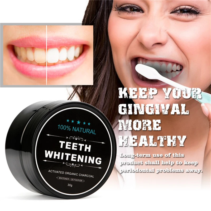 oral hygiene Teeth Whitening Powder Natural Organic Activated Charcoal