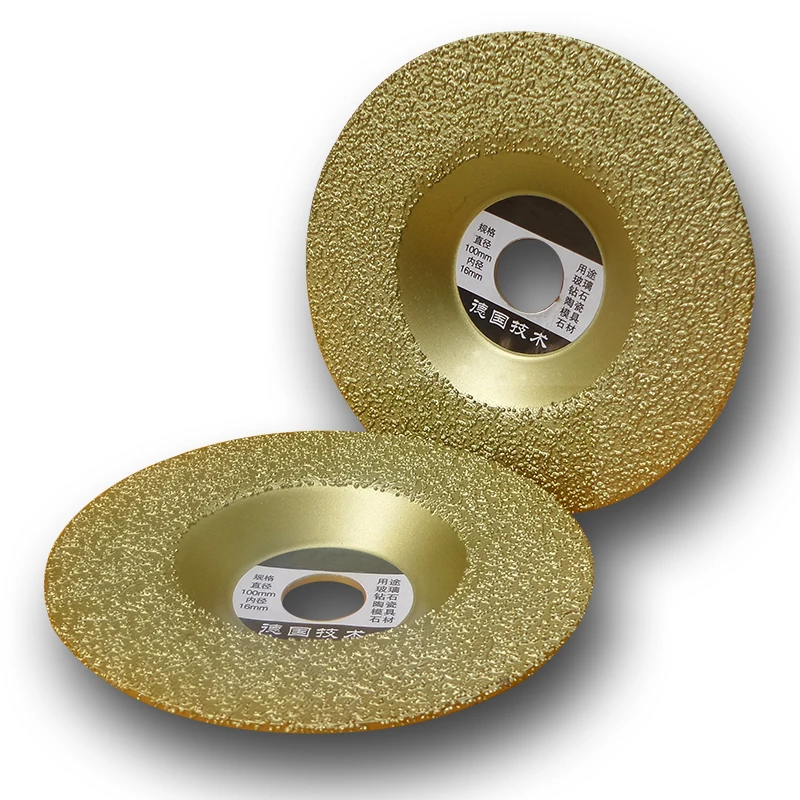 RIJILEI 110*16*1.8 Brazing Diamonds Grinding Disc Thickening Silicon Carbide Grinding Wheel Ceramic Grinding Disc MX38 3