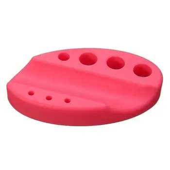 

Microblading Silicone Tattoo Pigment Ink Oval Cup Machine Holder Makeup Rose red