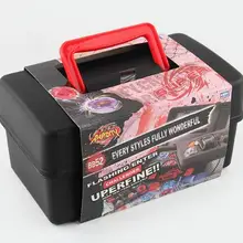 Дети мальчик Bay Металл Fusion набор коробка для хранения Топ спиннинг Топ burst метательные игрушки YH1168