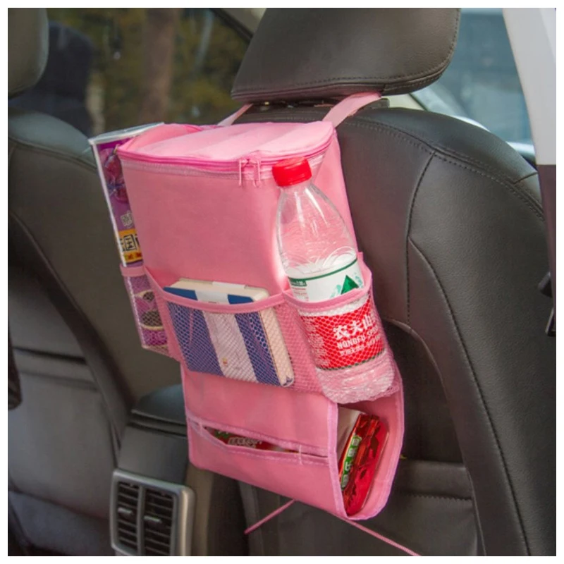 Car Seat Basket Stowing Tidying Bag Container Organizer Insulated Food