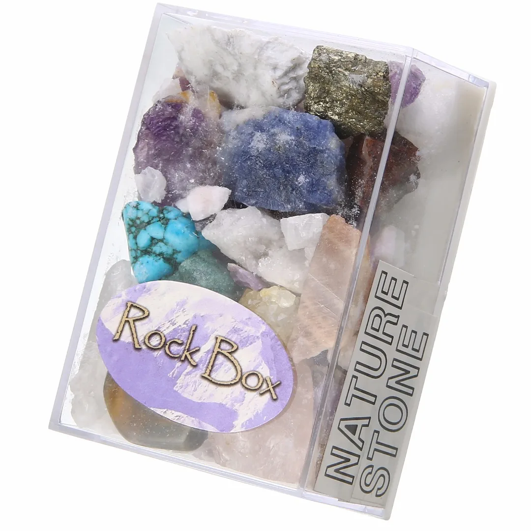 

Natural Irregular Stone Mix Gems Crystals Collection Decoration For Figurines & Miniatures Mayitr