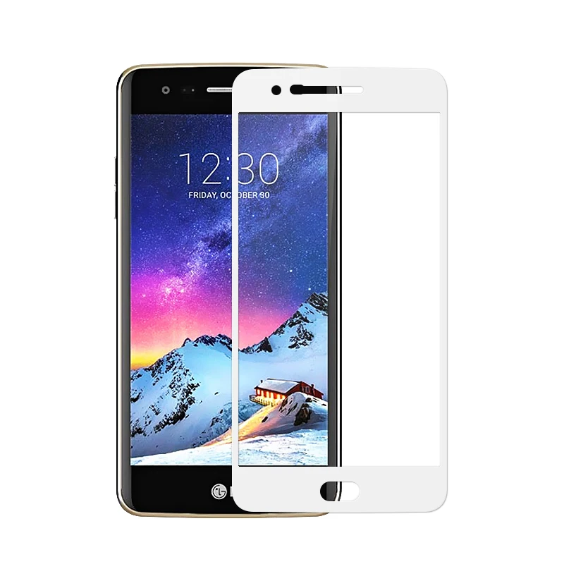 Beworlder 10 шт./лот закаленное Стекло для LG K8 2017X240 Full Cover коробку Экран протектор