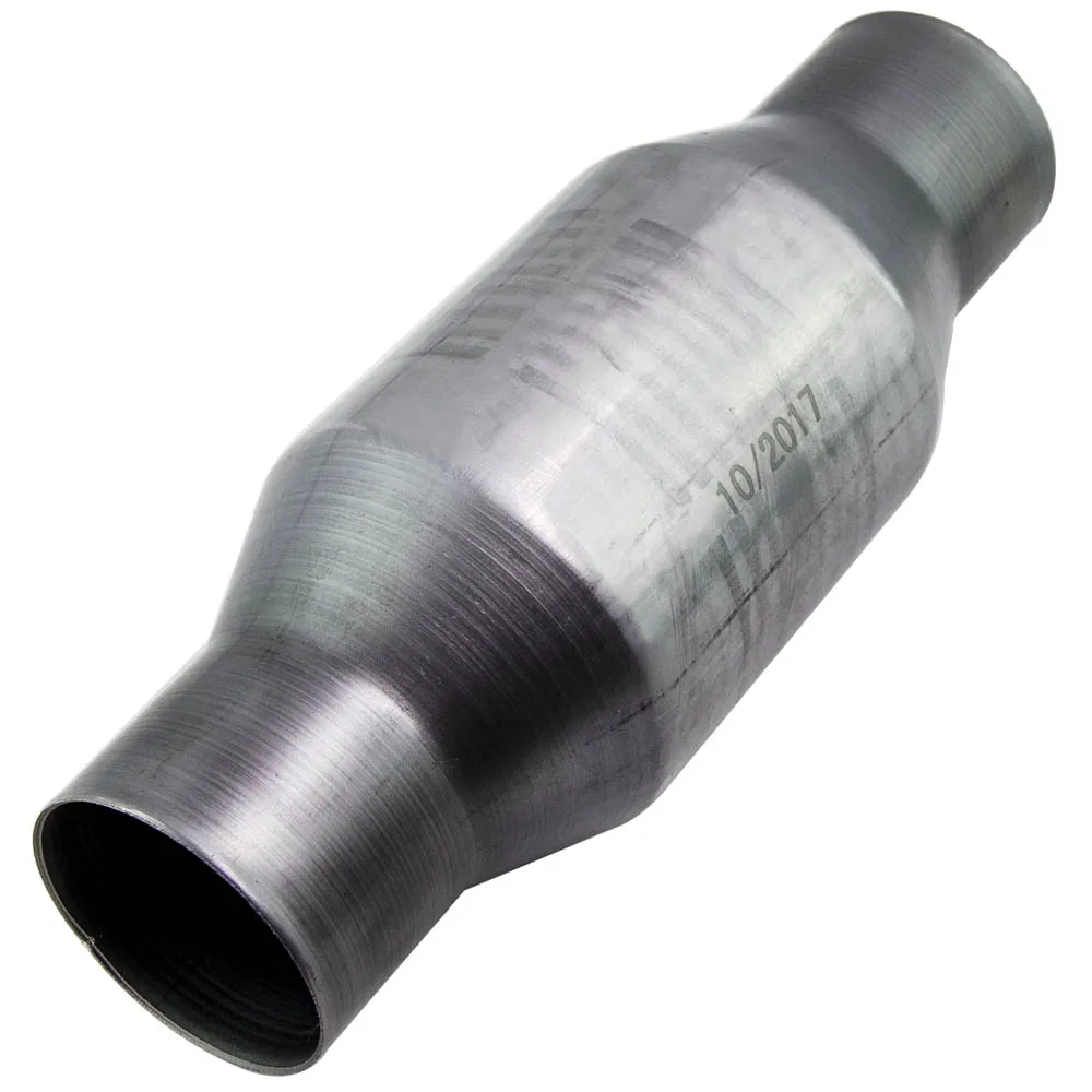 

2.5" Universal High Flow Stainless 400CEL Exhaust Cat Catalytic Converter 410250