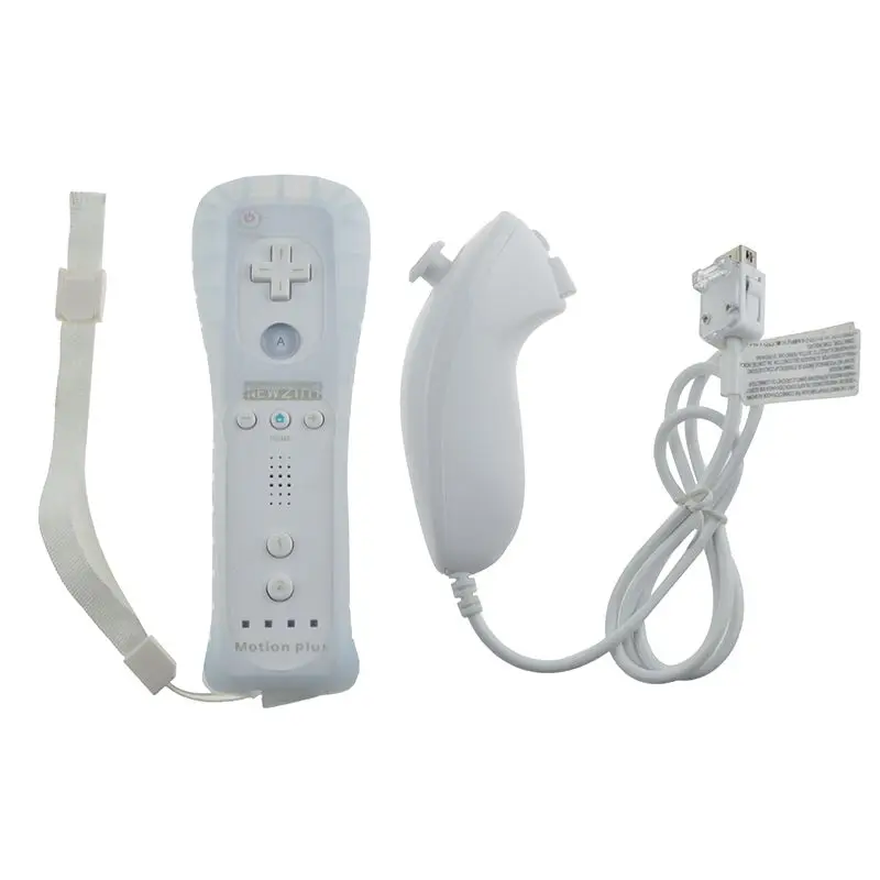 

2 in 1 Wireless Controle Built In Motion Plus Remote Nunchuck Controller For Nintend Wii Bluetooth Remote for Wii Accessories