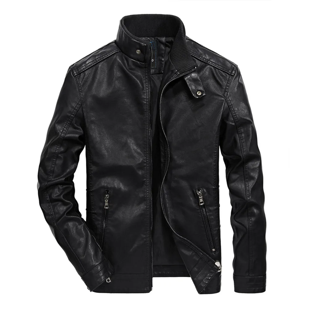

PU winter jacket men 2019 leather jacket men winter jacket men parka winter jacket men waterproof windproof motorcycle #4O26 #F