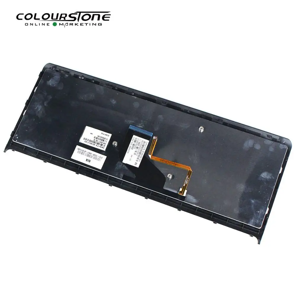  US Keyboard For SONY VAIO VPC F2 VPC-F2 F21 F22 F23 Series Black Layout Laptop Keyboard Part With B