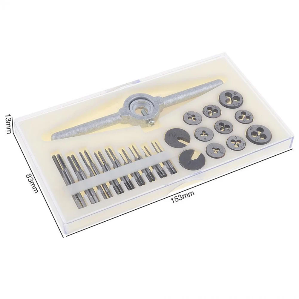 

Mini HSS Metric Taps Die Wrench Handle Set T-Handle Wrench Tackle Hand Tool Kits SDF-SHIP