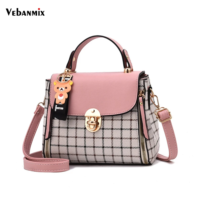 Vebanmix الأزياء حقيبة كتف المرأة مصمم حقيبة يد فاخرة حقائب النساء الحلو الفتيات خليط رسول Crossbody حقيبة للنساء