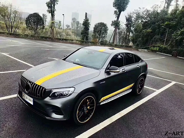 

AMG GT front grille for GLC Coupe W253 2015-2017 new AMG looks front grille free shipping by EMS