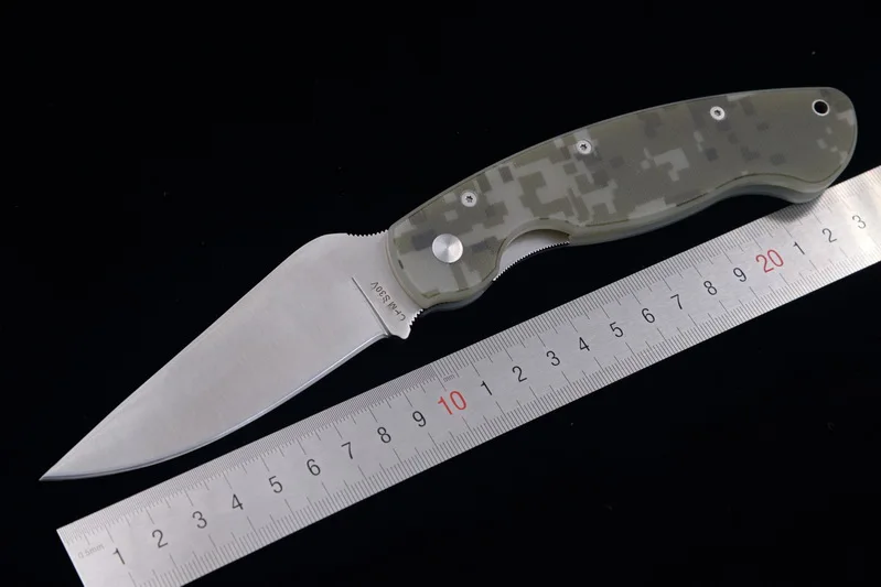 

JUFULE Cheap C36 Folding G10 9cr18mov mark s30v Copper washer Camping Hunting Survival Pocket Outdoor EDC Tools kitchen Knife