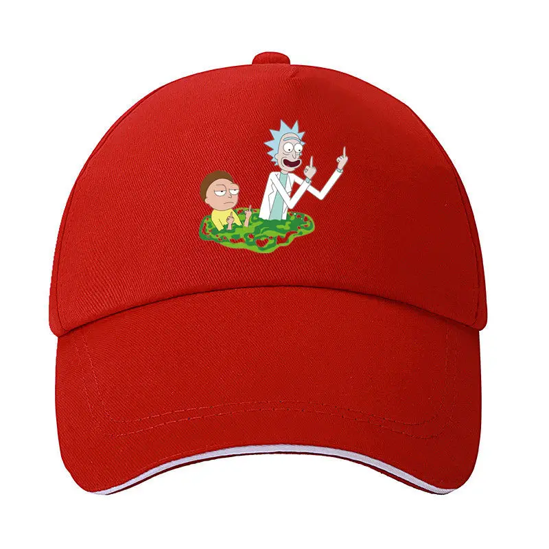 

2019 New Rick and morty cotton Cap Pickle Rick Baseball hat Meeseeks Poopy Giant printing Snapback Gorras Bone Casual dad hat