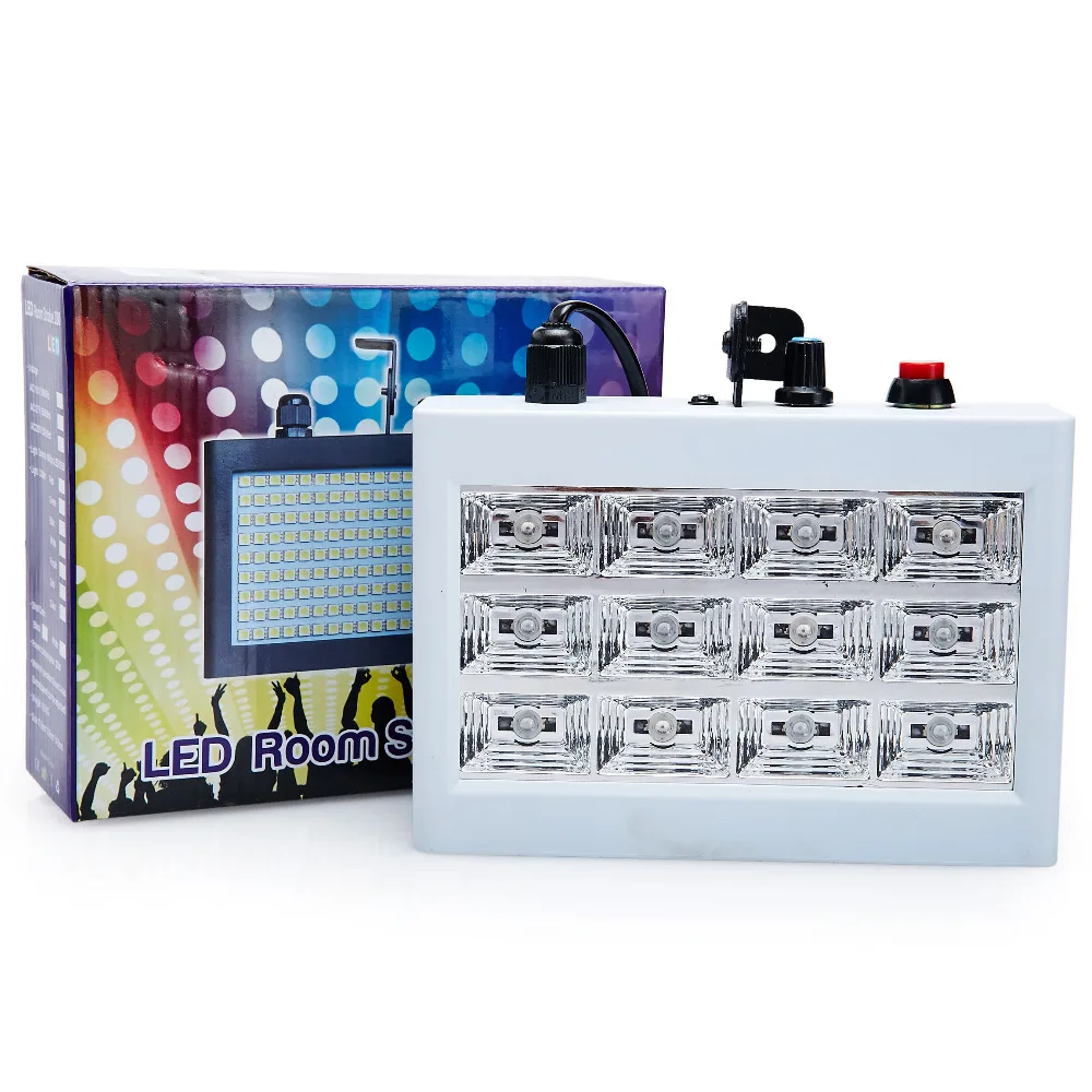 Мини-регулятор звука 12RGB светодиоды стробоскоп Решетка светильник для дискотеки