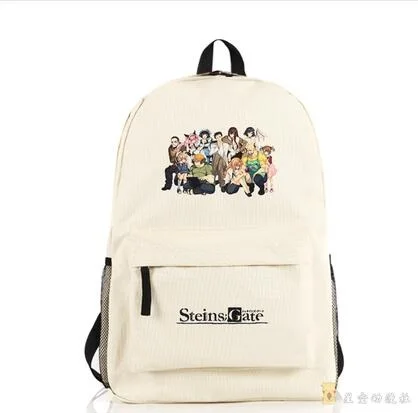 

Anime Steins Gate Backpack EL PSY CONGROO Popular Japan Game SteinsGate School Bag for Boys Children Bookbag