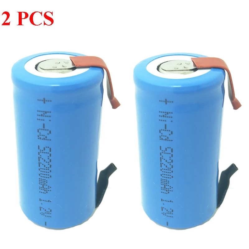 2 шт. 1 v 2200 мА/ч NI-CD SC2200mah Перезаряжаемые батареи SC power bank 2200mah аккумулятор SUB батарея