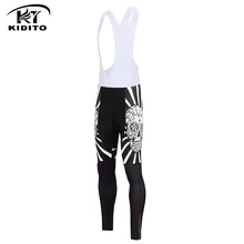 KIDITOKT Pro анти-пилинг Велоспорт Колготки для велоспорта нагрудник брюки осень MTB штаны для велоспорта с 3D гель мягкий
