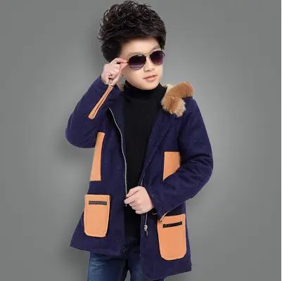

New 2016 Children Wool Coats Outerwear Spring Autumn Boys Jackets Thick Woolen Kids Coat Winter Clothes For Boys