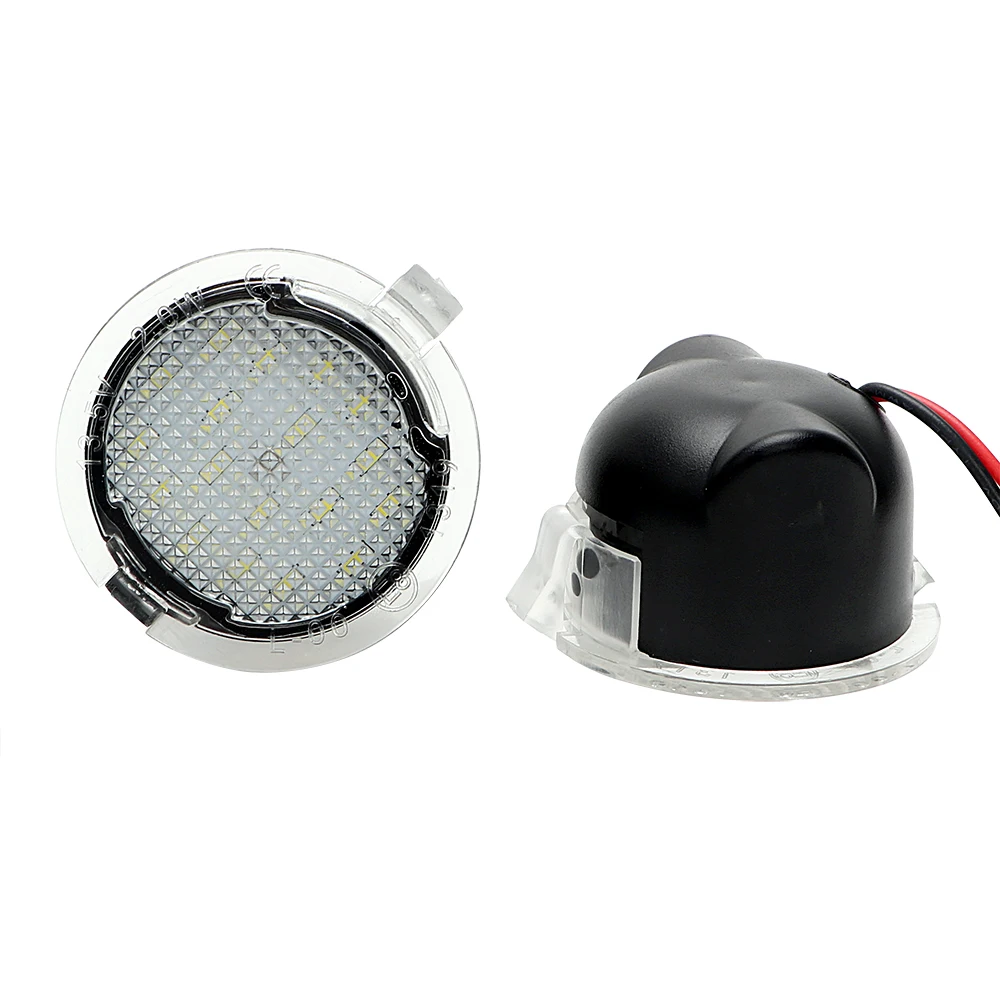 

ITimo Car Rearview Mirror Lamp For Ford Edge Mondeo Explorer F150 2Pcs/Set LED Under Side Mirror Light Puddle Lamp Car-styling