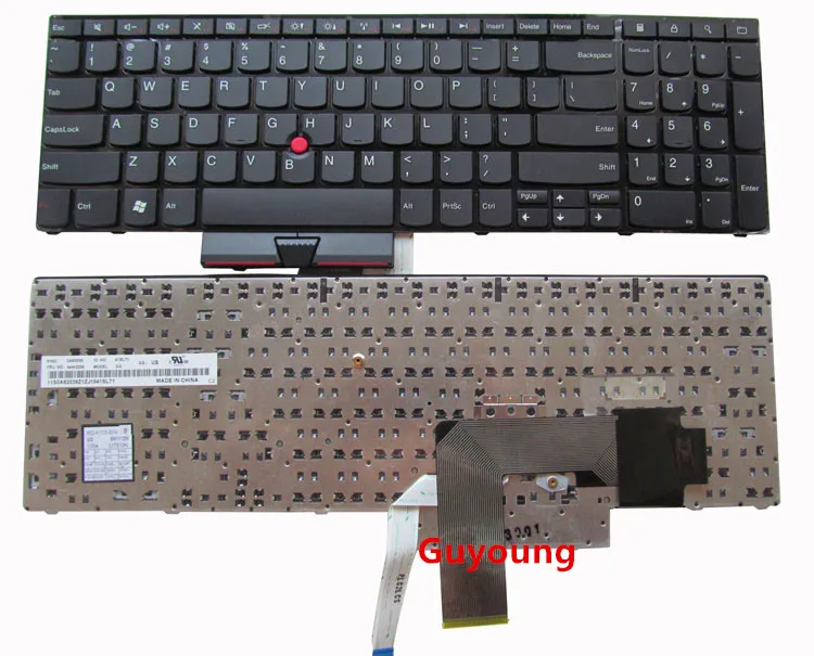 США клавиатура для ноутбука IBM для lenovo Thinkpad E520 E520S E525 английского черный