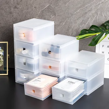 

Multilayer Drawer Storage Box Creative Large Capacity Transparent Students Combination Boxes Home Office Desktop Organization