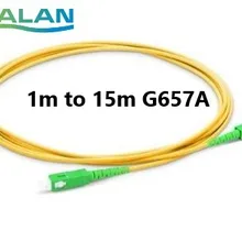 SC APC волоконный патч-кабель оптический волоконный патч-корд 5 м 2,0 мм ПВХ G657A, 1 м 2 м 3 м 10 м волоконный Перемычка Simplex SM FTTH оптический кабель